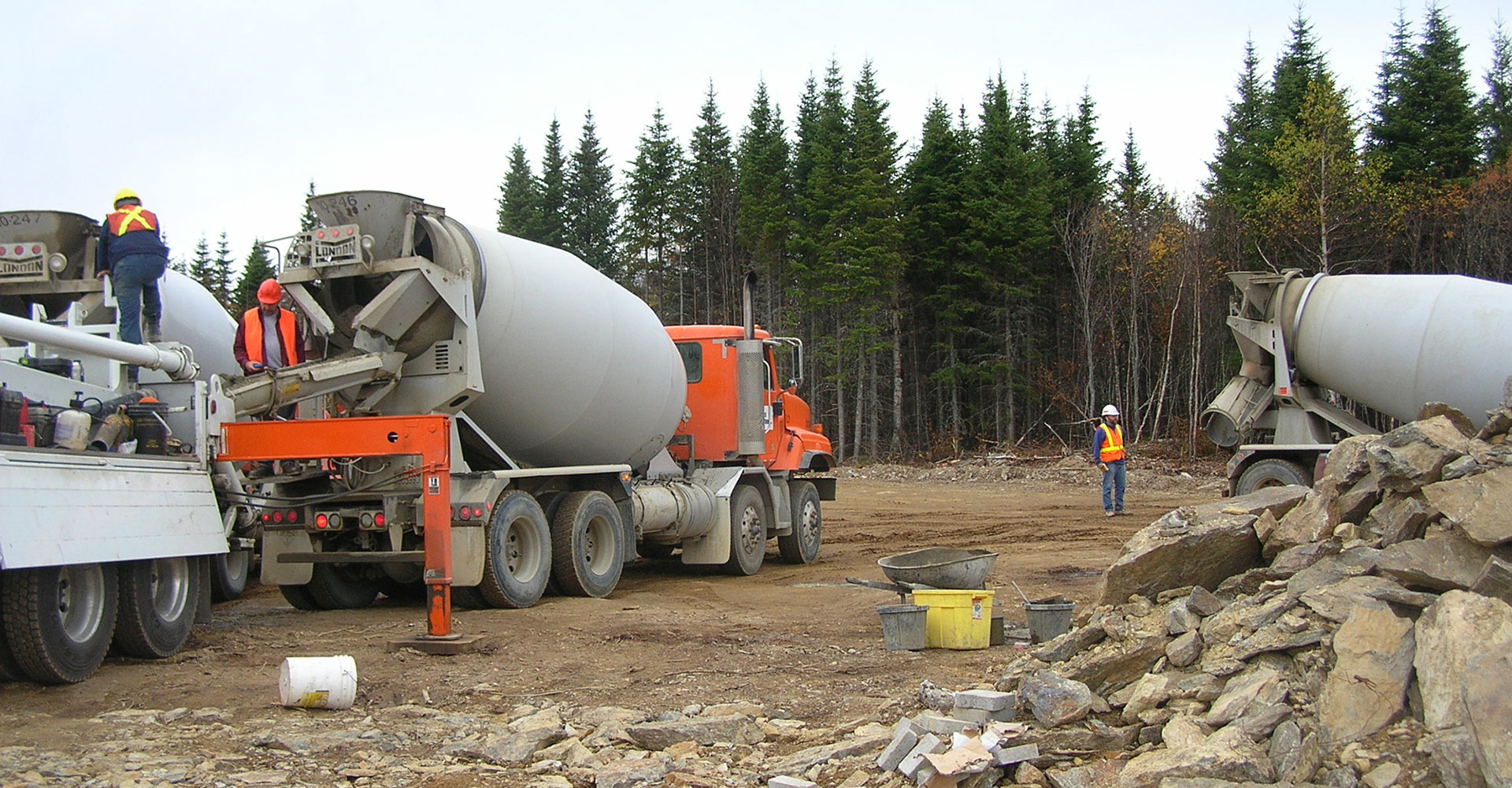 Concrete pumps